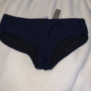 🆕 new J Crew navy size medium swimsuit bottom swimwear swim bikini boy shorts